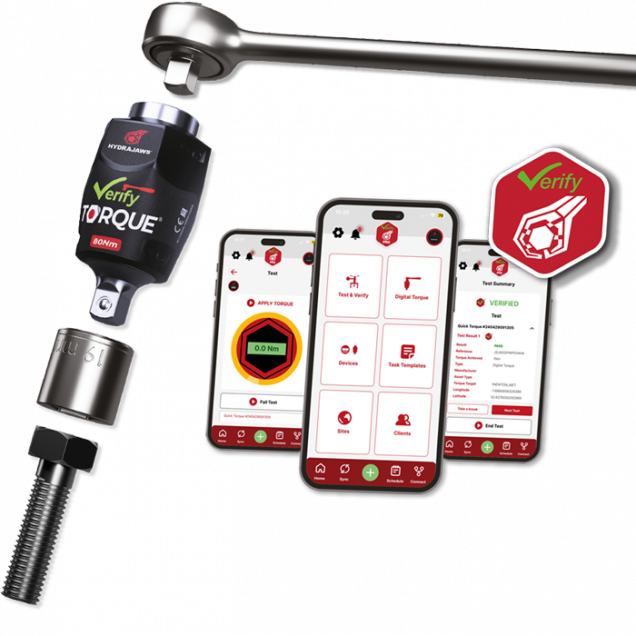 Verify Torque smart Bluetooth® torque wrench adaptor